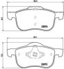 BREMBO P 86 016 Brake Pad Set, disc brake